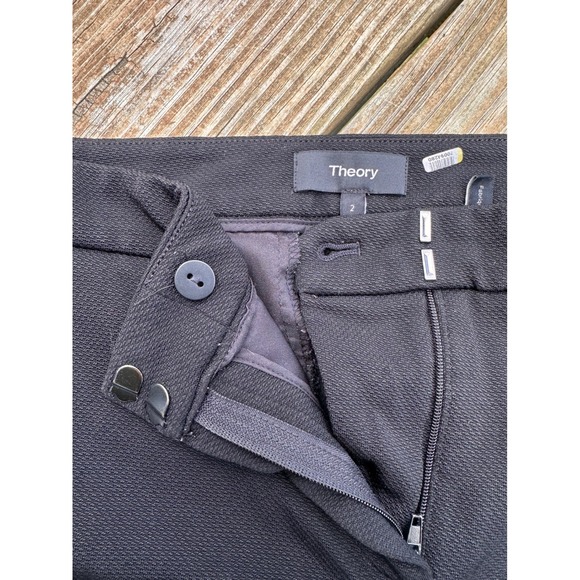 Theory Straight Leg Ankle Pants Dress Trousers - Picture 2 of 4